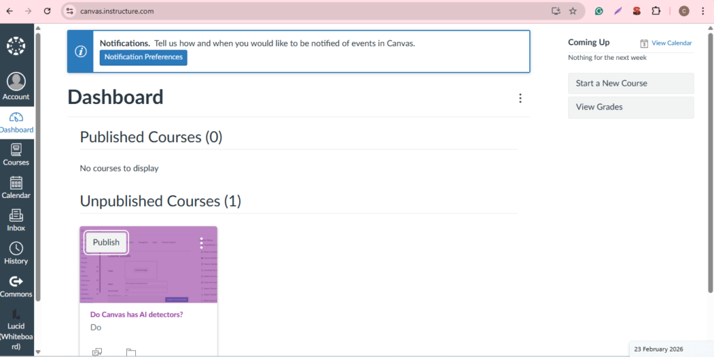 does canvas have ai detection