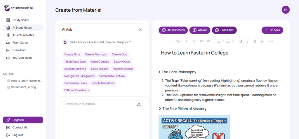 Studyseek AI - Student AI tools