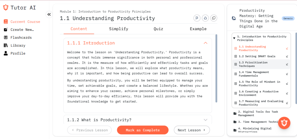 Tutor AI - free AI tools for students