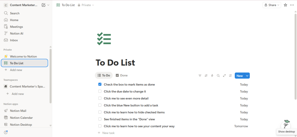 Notion- free AI tools for students