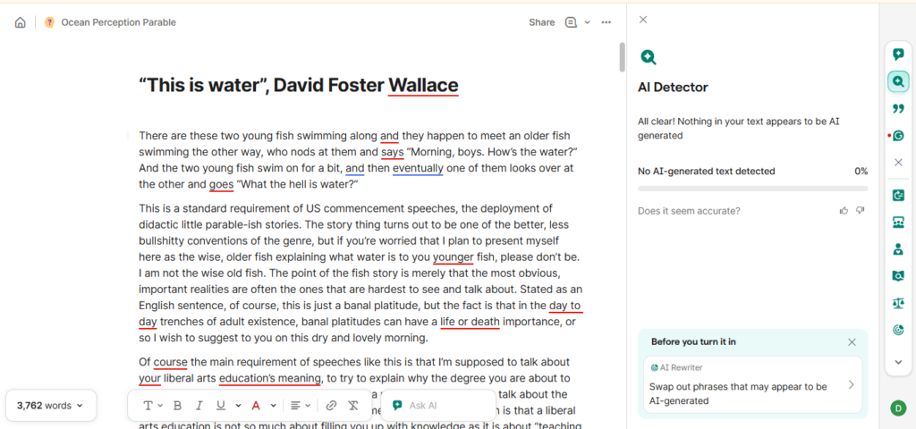 Grammarly AI Checker Review