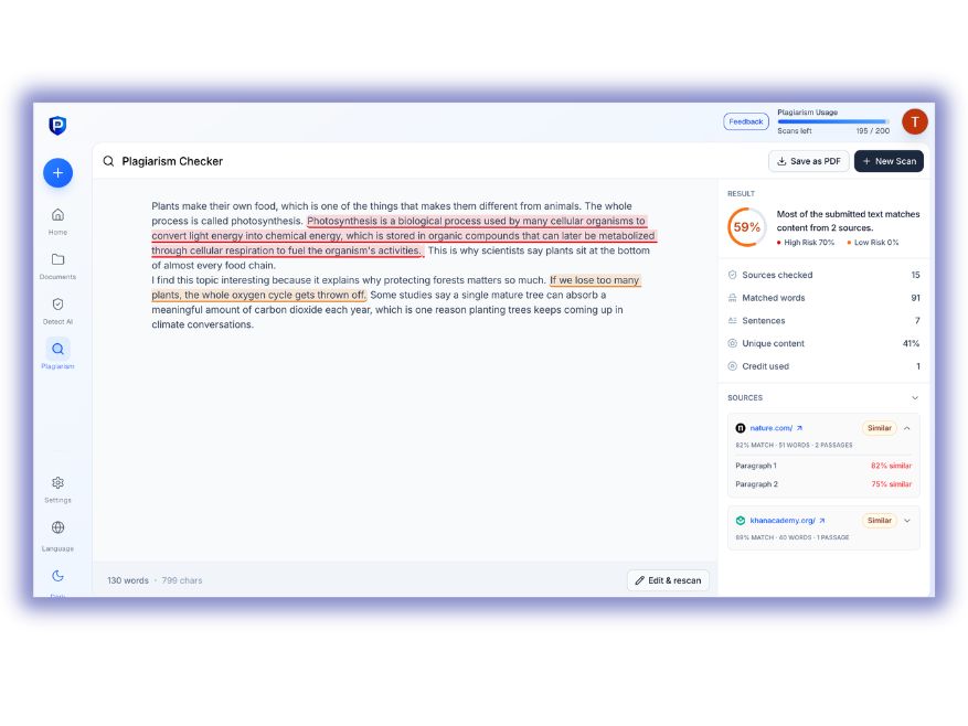 Plagiarism Checker