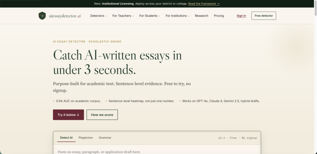 Best AI detector