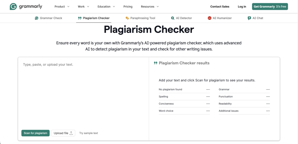 best plagiarism checker