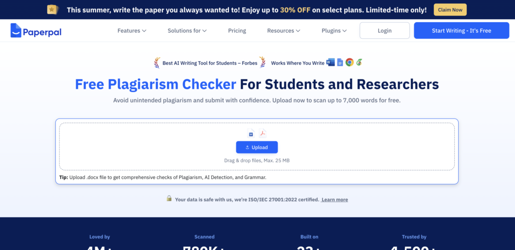 best plagiarism checker