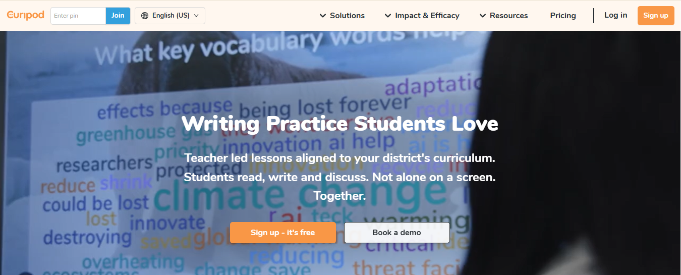 Curipod interactive lesson builder