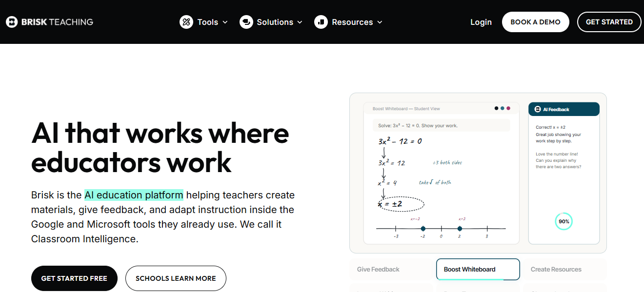 Brisk Teaching Chrome extension inside Google Docs