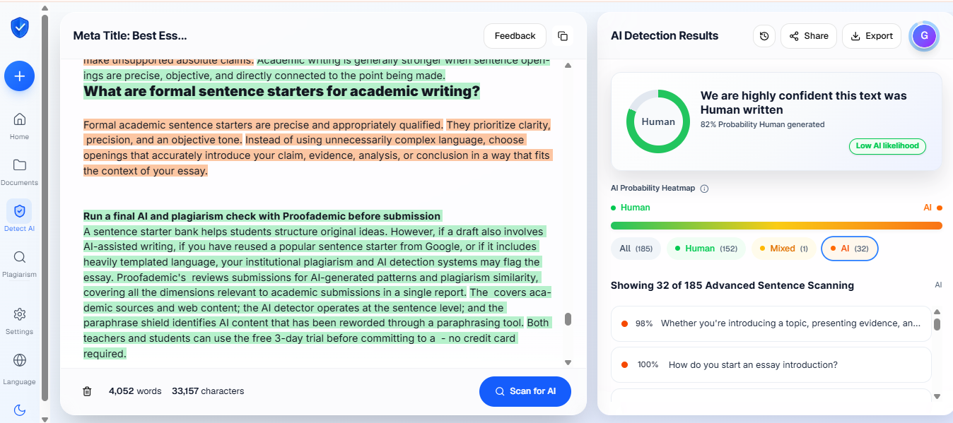 Proofademic as an academic alternative to Kipper AI